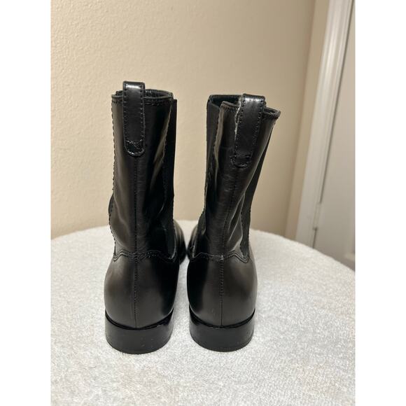 Cole Haan Black Leather Nike Air Chelsea Boots - Picture 3 of 11